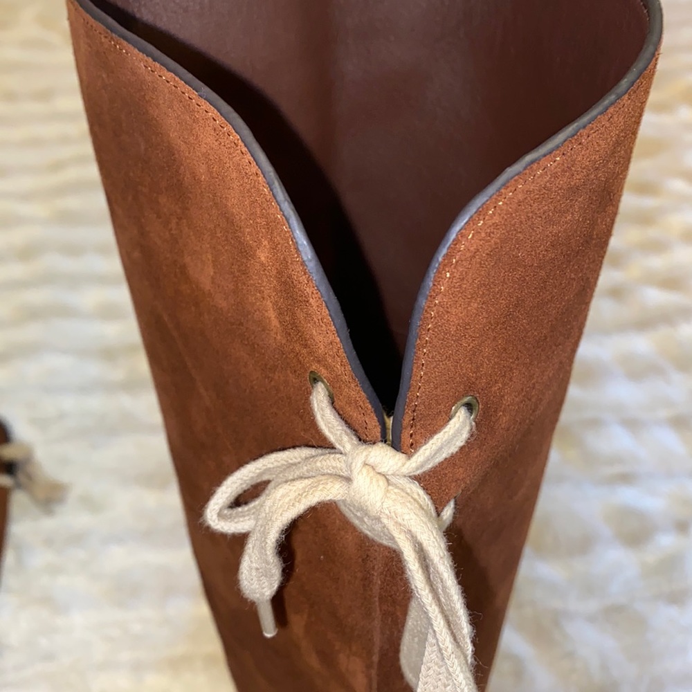 See by Chloe Lara Two-tone Leather Riding Boots - Picture 8 of 11